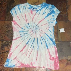 Juniors tie dye shirt
